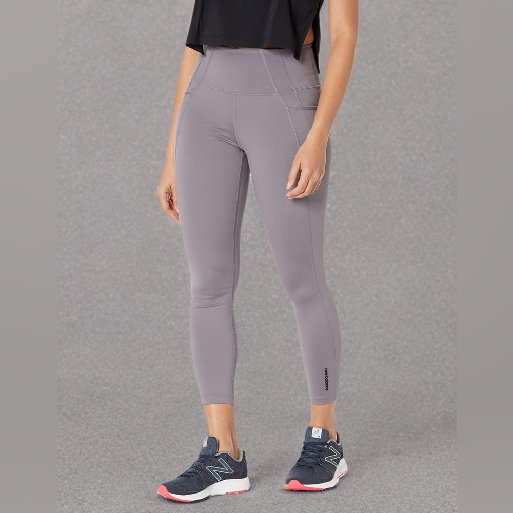 New Balance Women's Shape Shield 7/8 High Rise Pocket Tight Size L